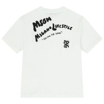 Boys White Logo T-Shirt