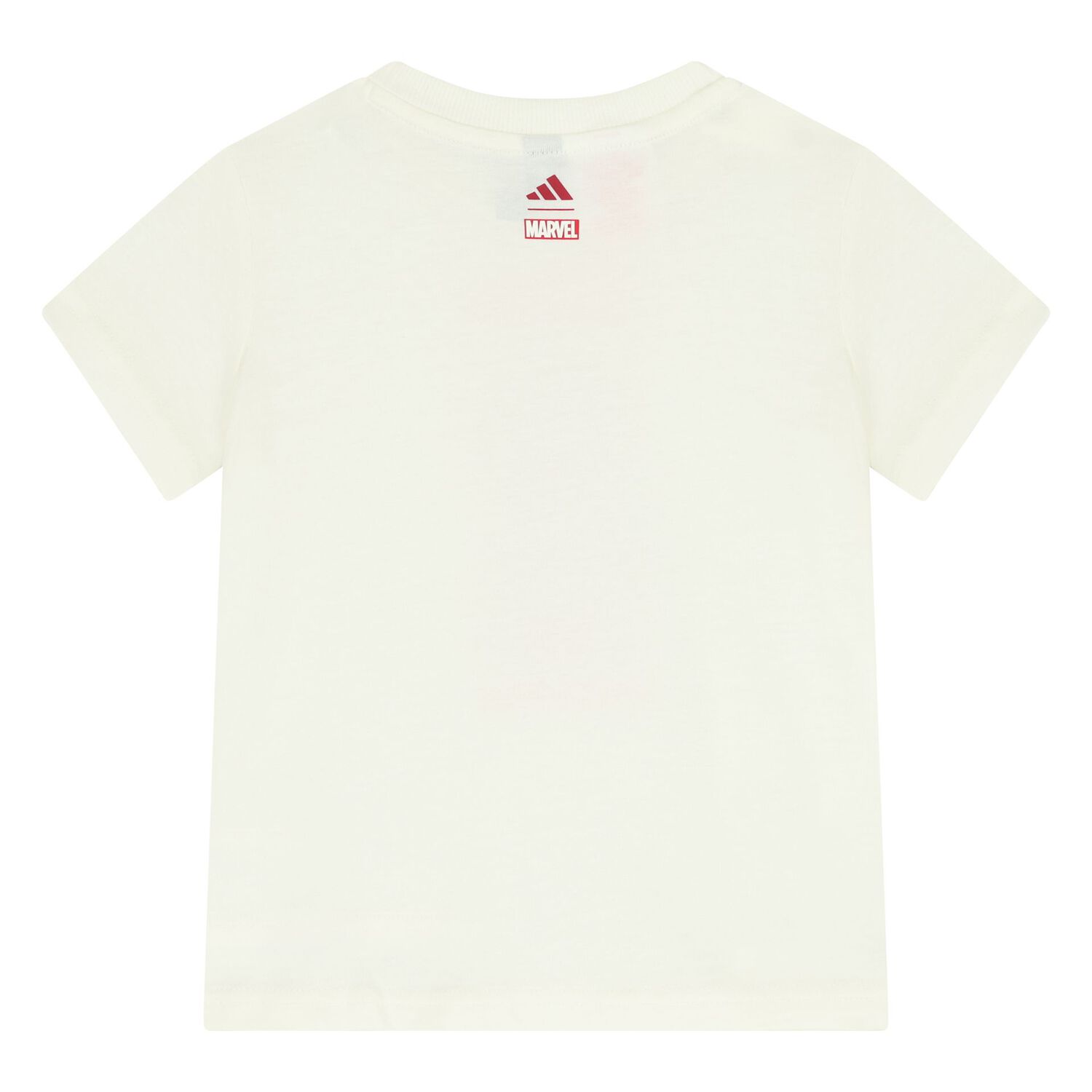 طقم شورت اولاد بشعار مارفل باللون الاحمر والعاجى , 1, hi-res