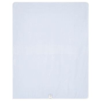 Baby Boys Blue Smocked Blanket