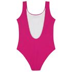 Girls Mini Me Pink Logo Swimsuit, 1, hi-res