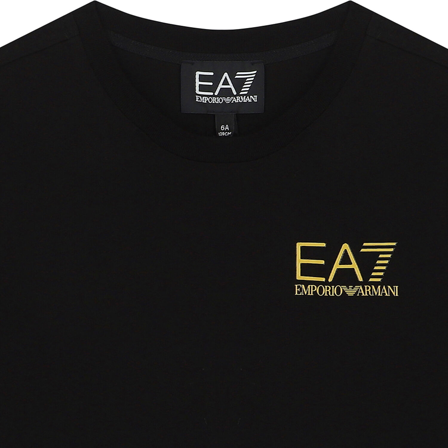 Boys Black Logo T-Shirt, 1, hi-res