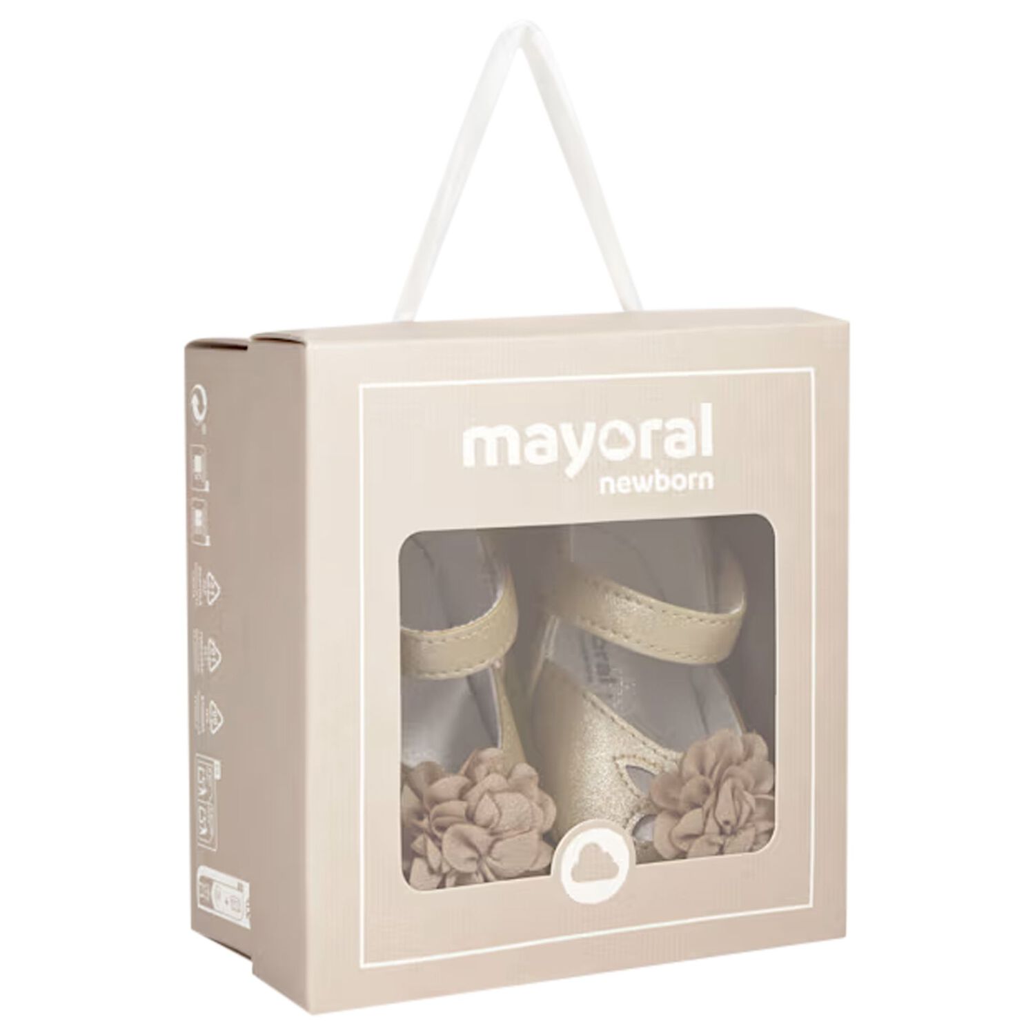 أحذيه ماقبل المشي  للبنات الرضع مزينه بالزهور  , 4, hi-res