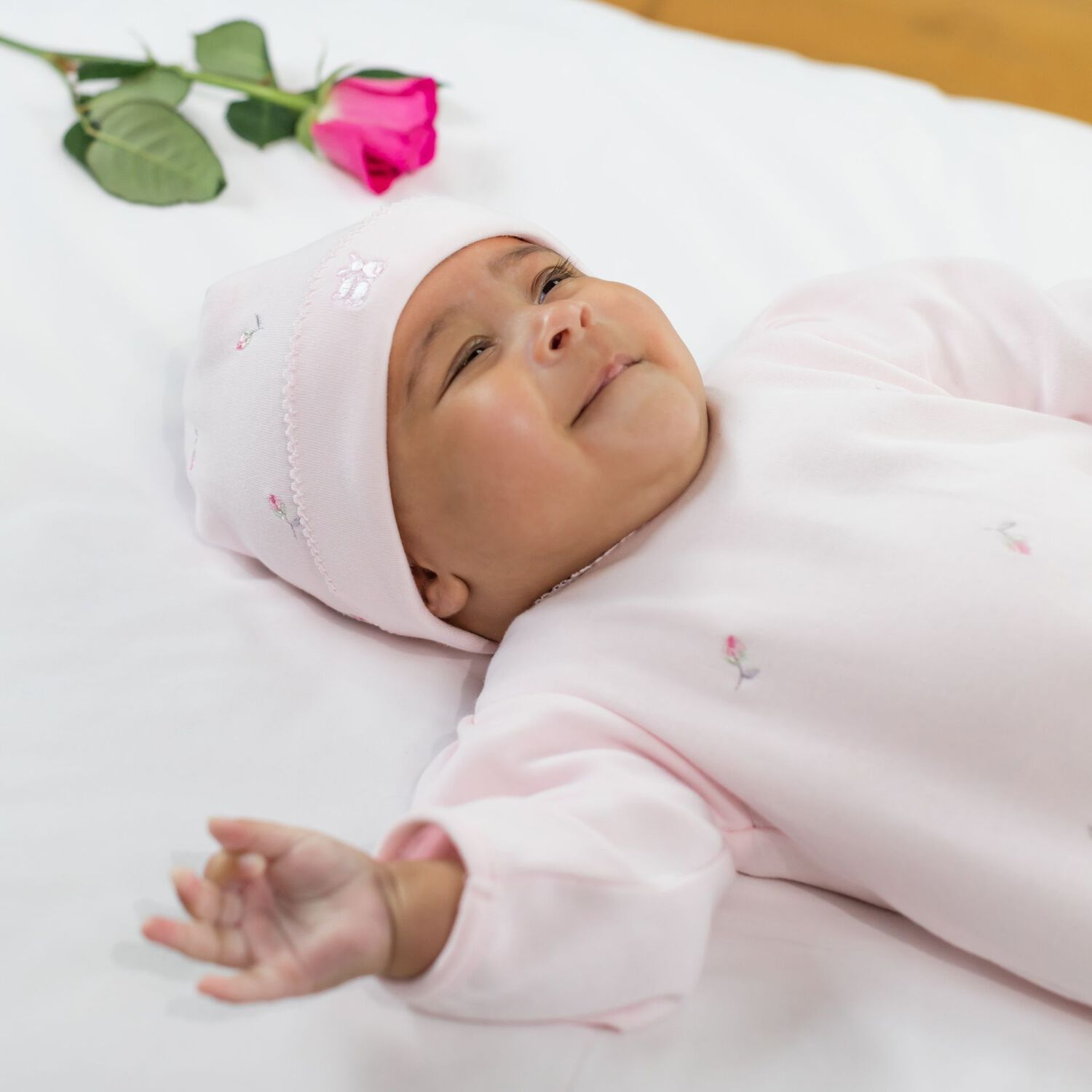 Girls Pink Babygrow & Headband Set, 1, hi-res image number null