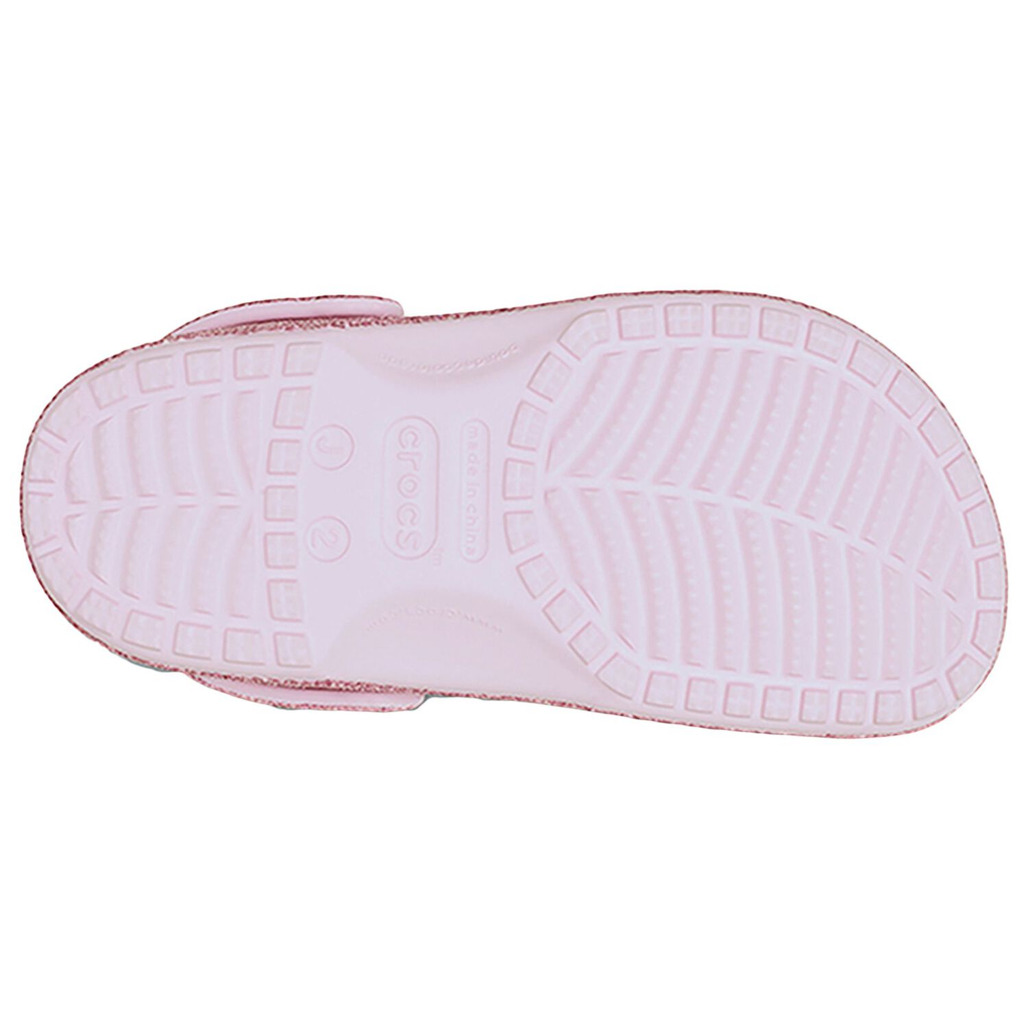Girls Pink Glitter Classic Clogs Sandals , 1, hi-res