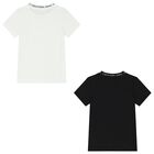Boys White & Black Logo T-Shirts ( 2-Pack ), 1, hi-res