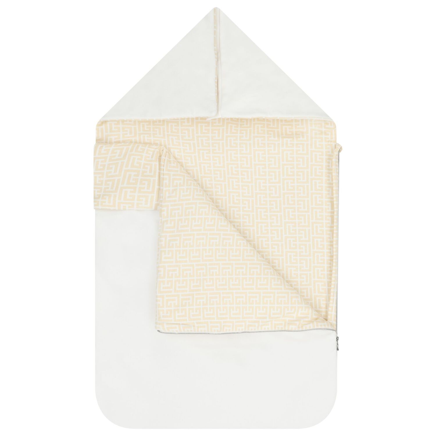 عش الطفل بشعار باللونين الأبيض و الأصفر, 1, hi-res