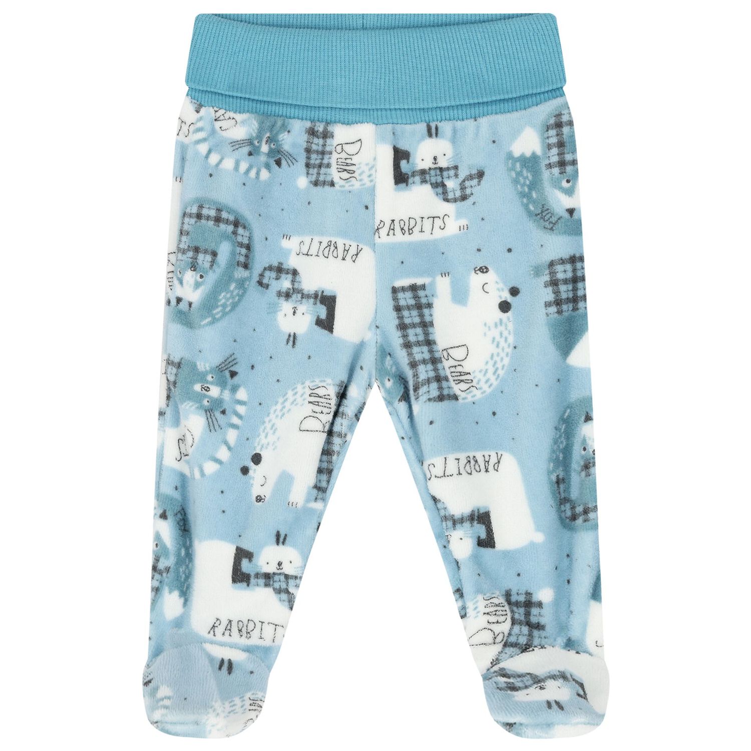 Baby Boys Ivory & Blue Trousers Set, 2, hi-res image number null
