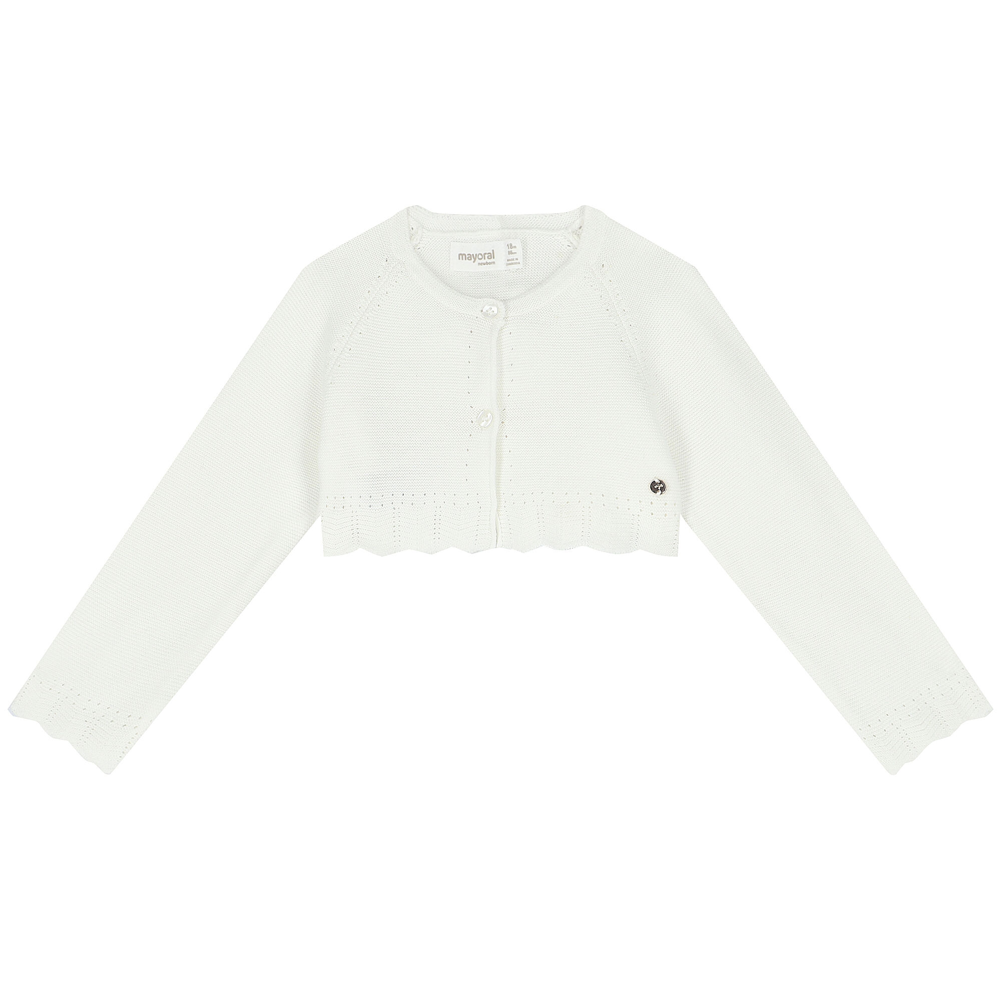 Girls ivory bolero best sale