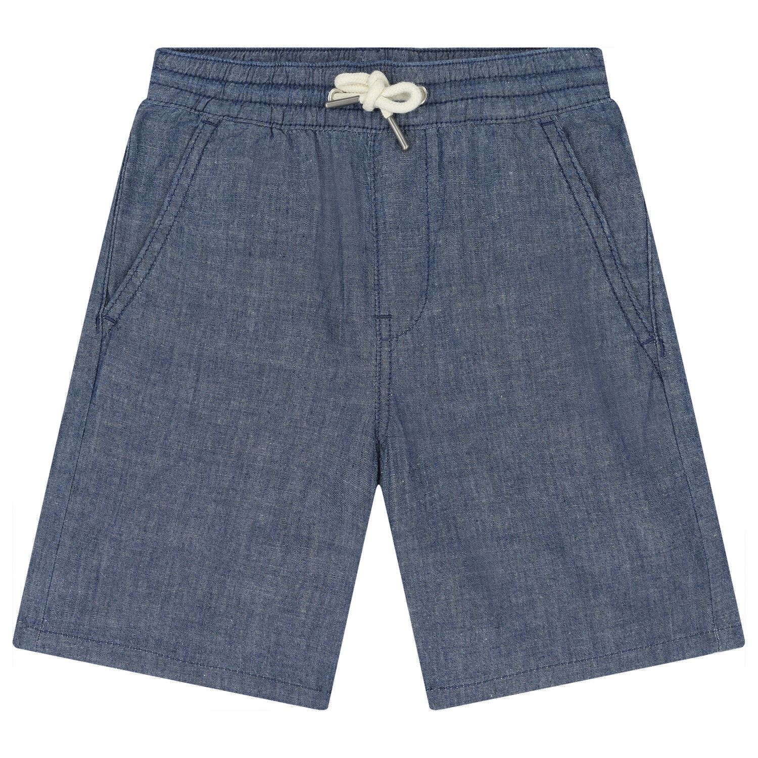 Boys Blue Shorts, 1, hi-res