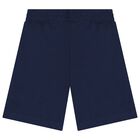 Navy Blue Logo Shorts, 2, hi-res