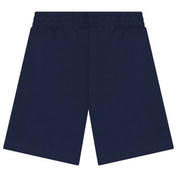 Navy Blue Logo Shorts