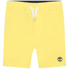 Younger Boys Yellow Logo Shorts, 2, hi-res