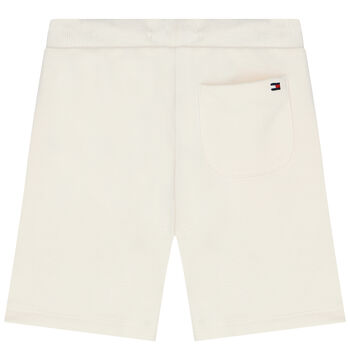 Boys Ivory Logo Shorts