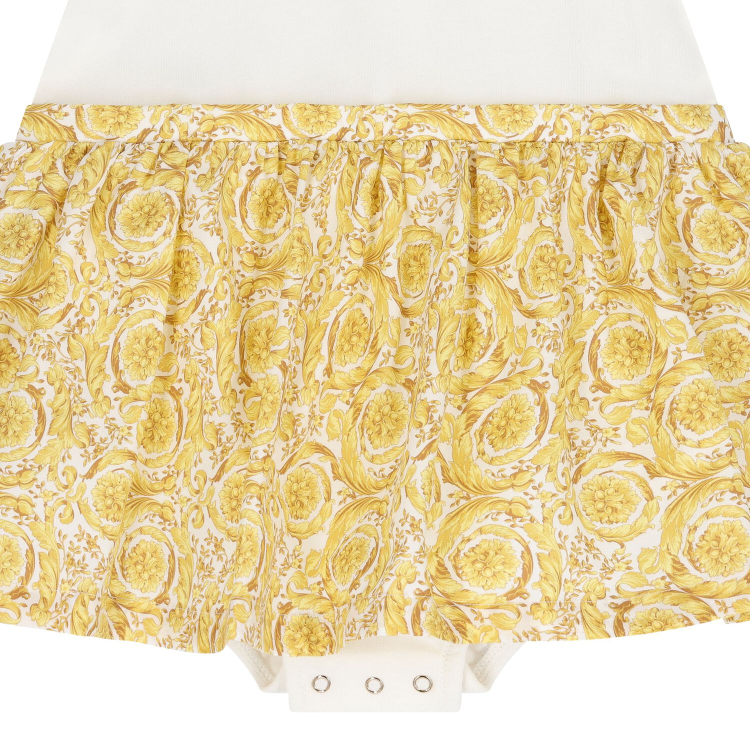 أفرول بنات بطبعة ميدوسا باللون العاجي والذهبي, 1, hi-res