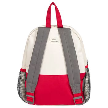 حقيبة ظهر للأولاد بطبعه النمر باللون البيج