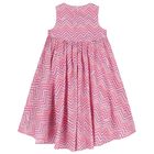 Girls Pink Zigzag Dress, 1, hi-res