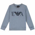 Boys Grey Logo Sweatshirt, 1, hi-res