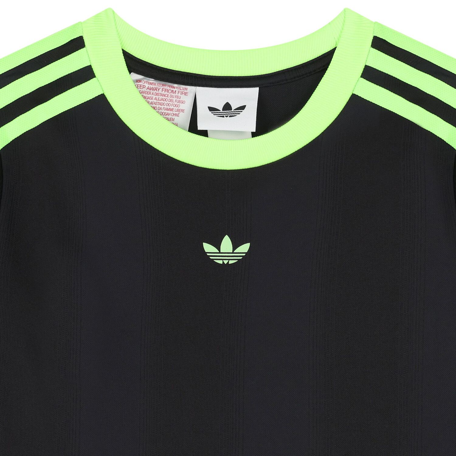 Black Trefoil Logo T-Shirt, 1, hi-res