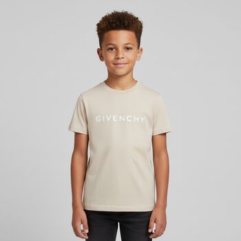 Beige Logo T-Shirt