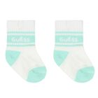 Baby Girls Beige & Green Logo Bodysuit Gift Set, 1, hi-res