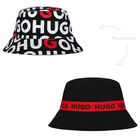 Boys Black & White Logo Reversible Hat, 1, hi-res