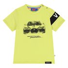 Younger Boys Yellow Logo T-Shirt, 1, hi-res