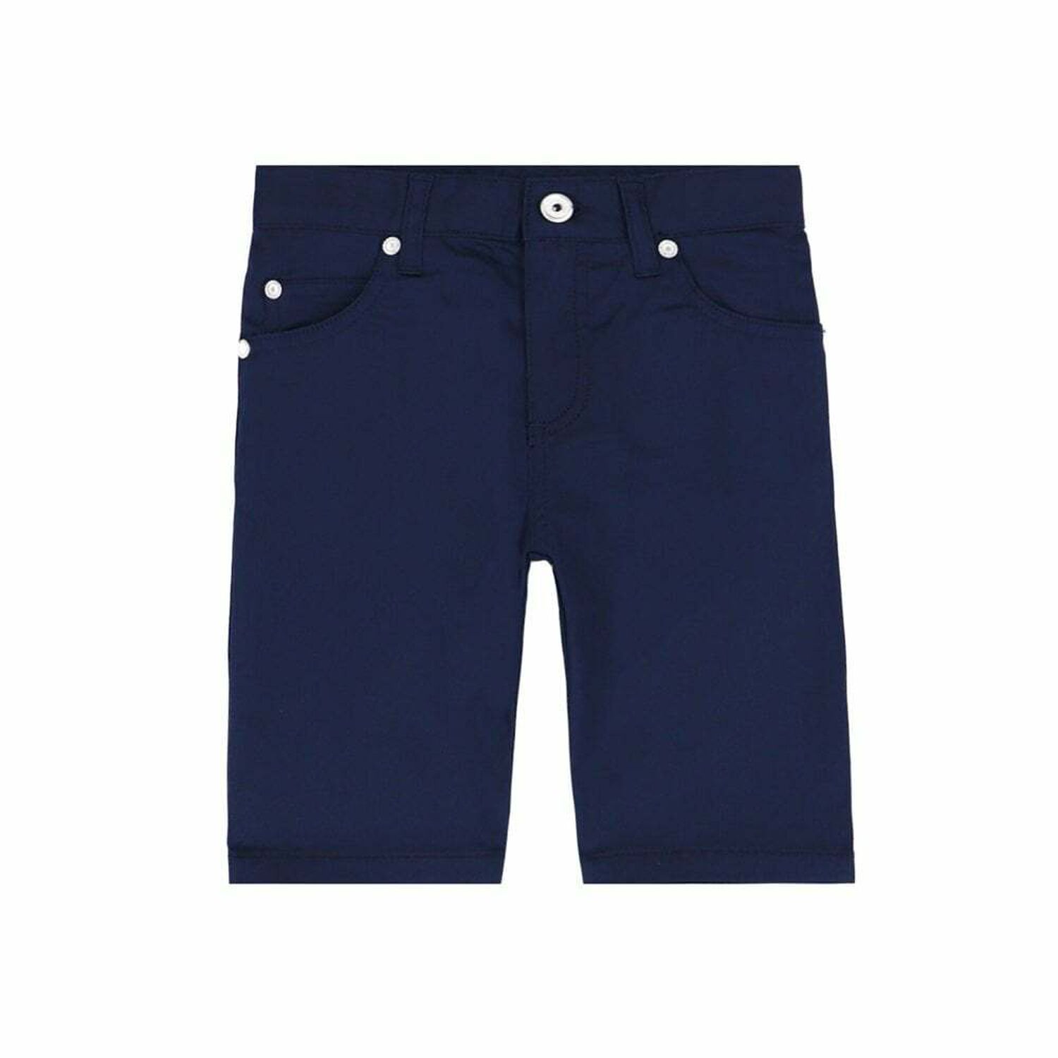 Boys Navy Cotton Shorts, 1, hi-res image number null
