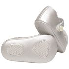 حذاء ما قبل المشي للبنات الصغيرات باللون الذهبي, 4, hi-res