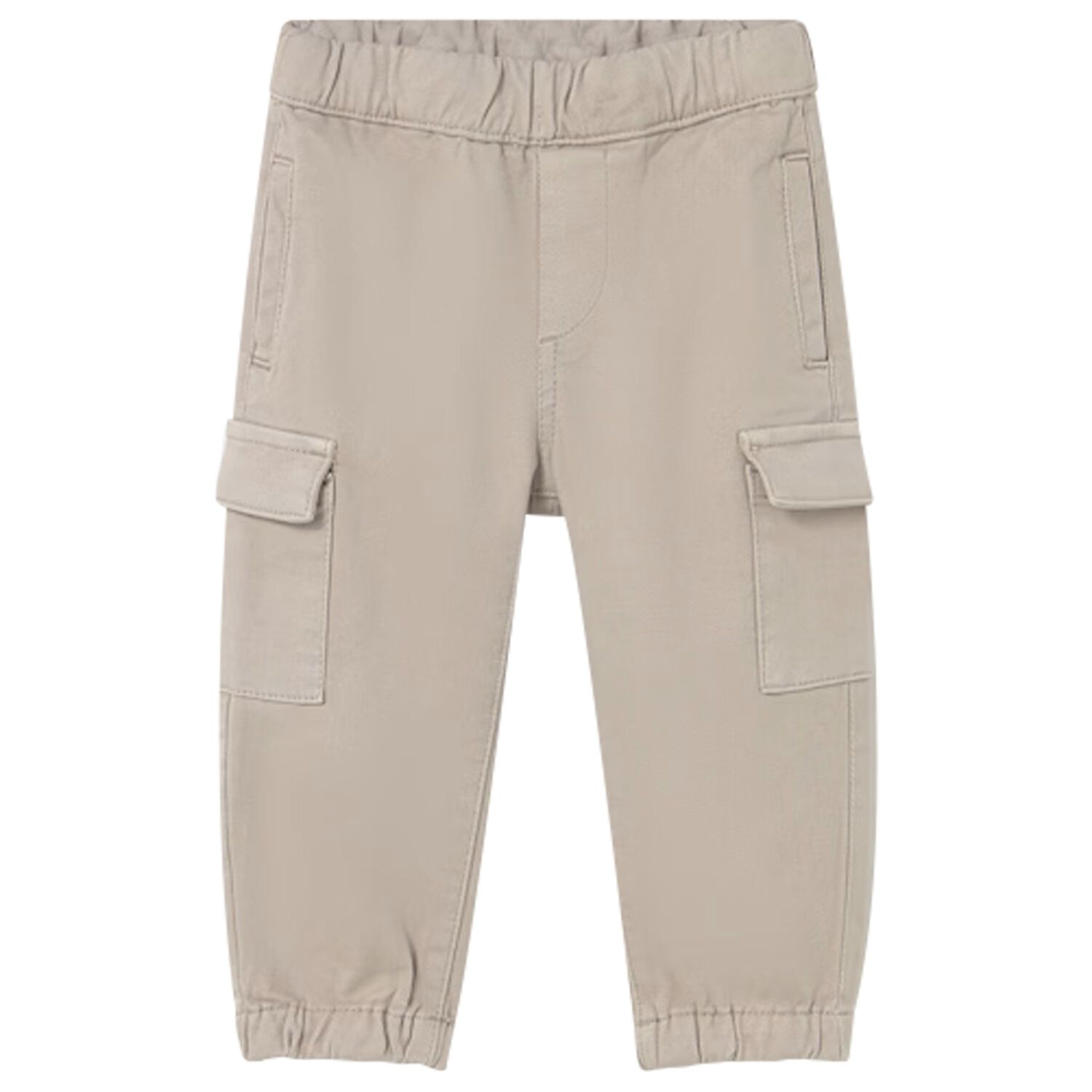 Younger Boys Beige Cargo Joggers, 2, hi-res