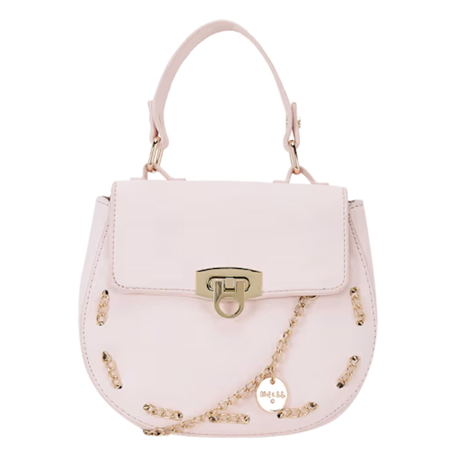 حقيبه يد بنات بالشعار باللون الوردى, 2, hi-res image number null