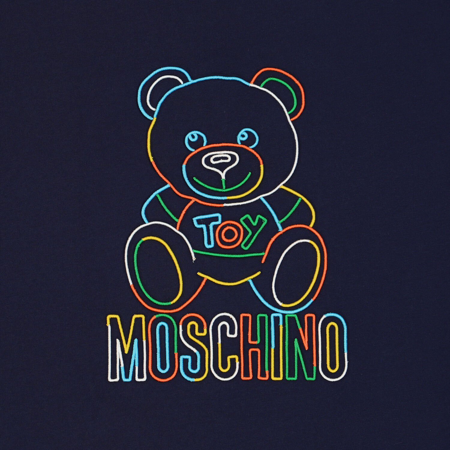 بطانية بالشعار بطبعة تيدي باللون الكحلي, 1, hi-res