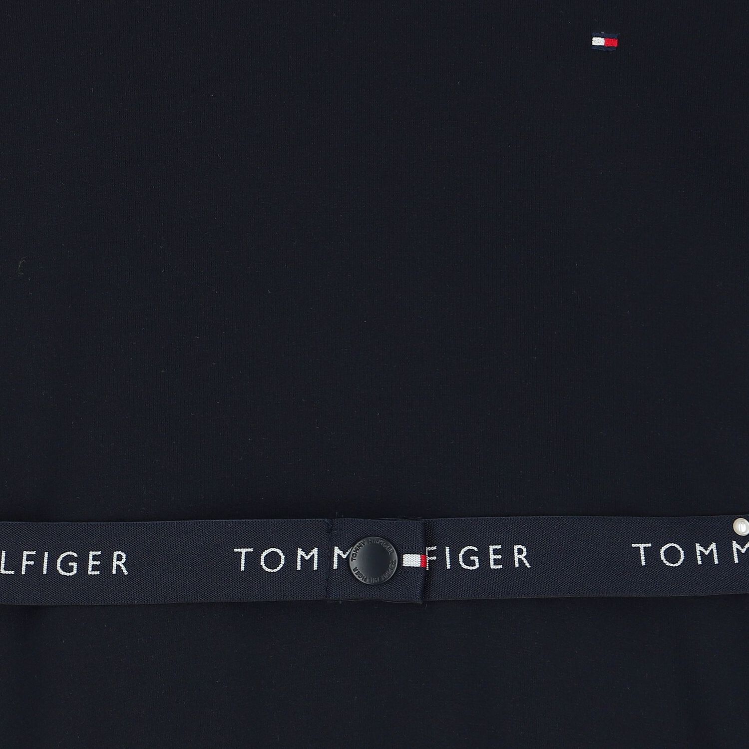 فستان بنات بالشعار باللون الكحلي, 1, hi-res