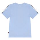 Younger Boys Blue Logo T-Shirt, 2, hi-res