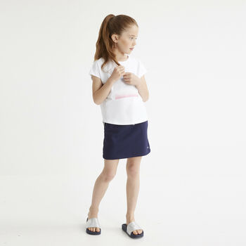 Girls Navy Blue Skirt