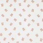 White Teddy Bear Print Baby Swaddle, 1, hi-res