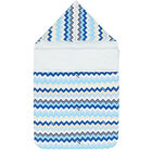 مدس بخطوط متعرجة باللون الازرق والابيض, 1, hi-res