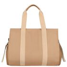 Beige Canvas Baby Changing Bag, 1, hi-res