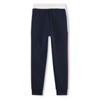 Boys Navy Blue Logo Joggers, 4, hi-res