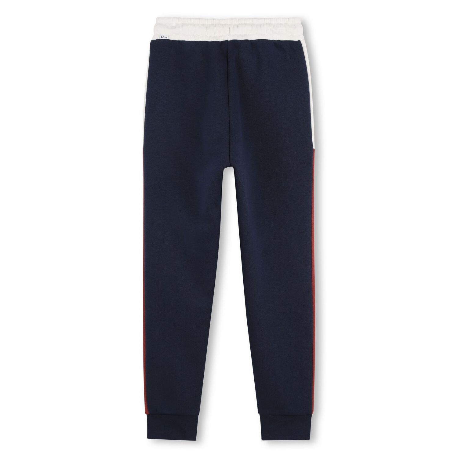 Boys Navy Blue Logo Joggers, 4, hi-res