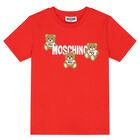 Red Teddy Logo T-Shirt, 5, hi-res