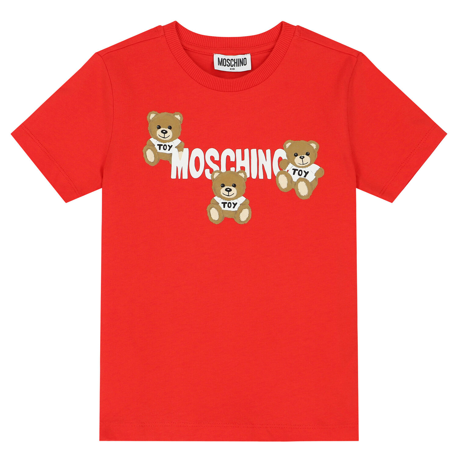 Red Teddy Logo T-Shirt, 5, hi-res