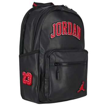 Black Jordan Logo Varsity Backpack