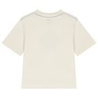 Boys Ivory Logo T-Shirt, 1, hi-res