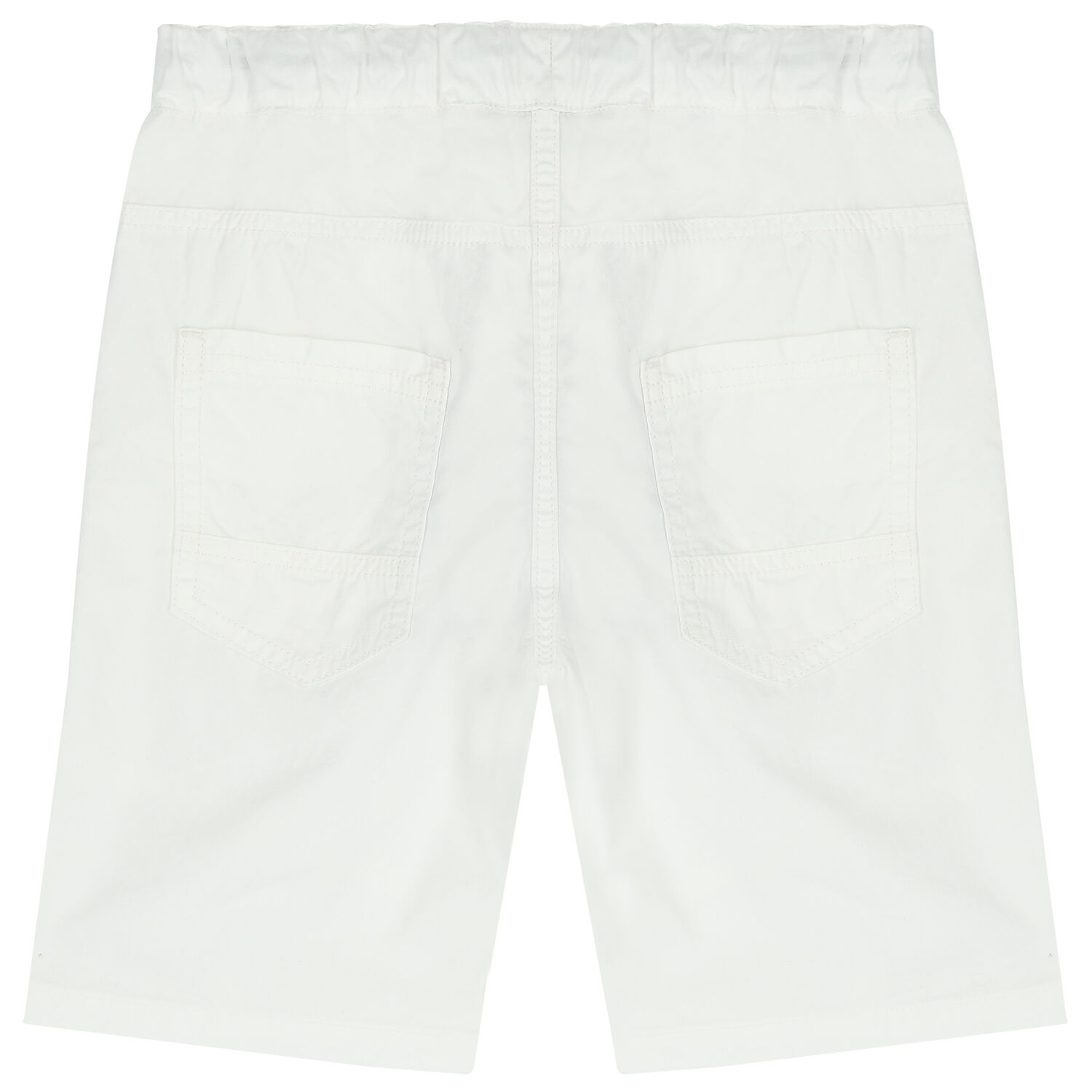 Boys White Logo Chino Shorts, 1, hi-res image number null