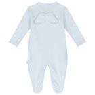 Baby Boys Blue Angel Wings Babygrow Set, 1, hi-res