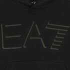 تيشيرت اولاد بغطاء للراس بالشعار باللون الاسود , 1, hi-res