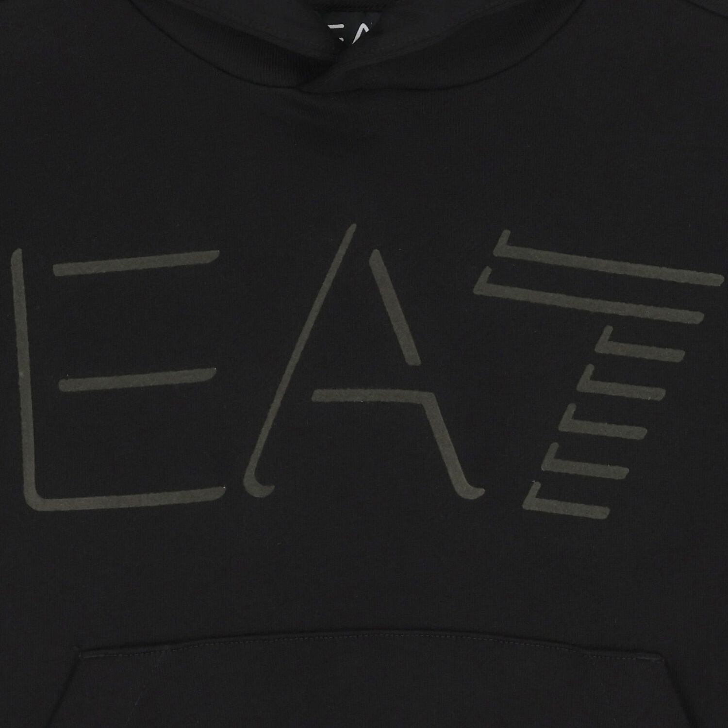 تيشيرت اولاد بغطاء للراس بالشعار باللون الاسود , 1, hi-res image number null