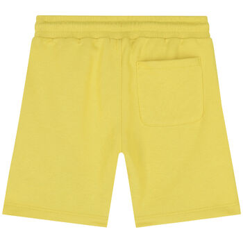 Boys Yellow Logo Shorts