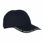 Boys Navy Logo Cap, 1, hi-res