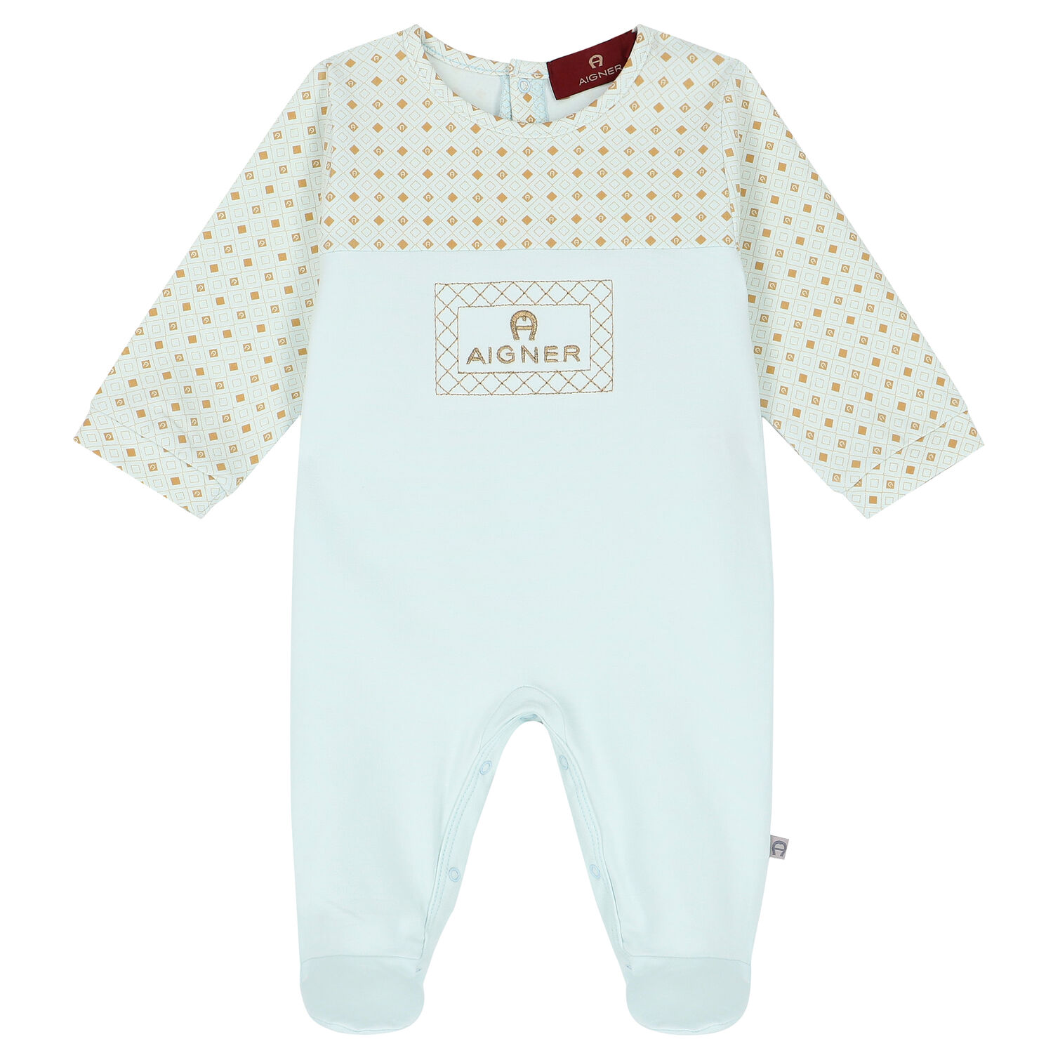 أفرول بالشعار باللون الأزرق، العاجي و الذهبي للأولاد, 1, hi-res